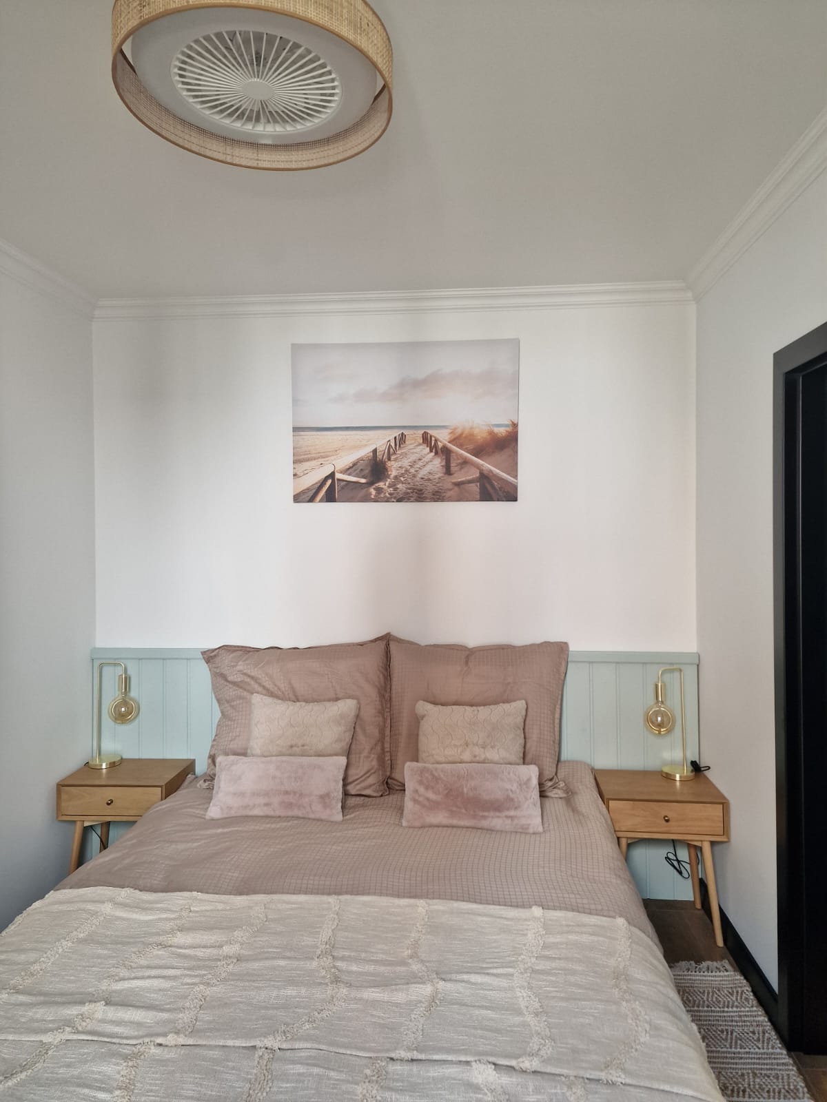 Sypialnia w apartamencie Marina II
